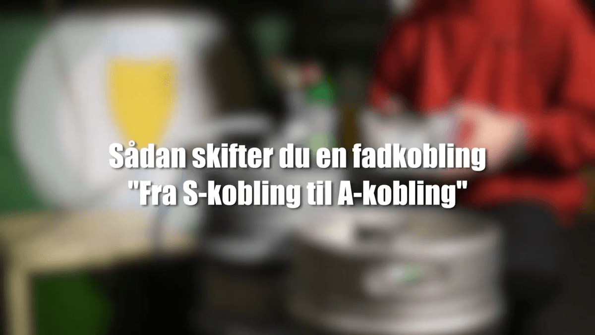 Sådan skifter du en fadølskobling