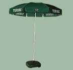 Tuborg parasol med fod