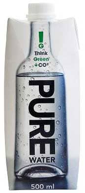 Pure Water 50 cl karton vand med skruelåg uden pant Pure Water vand uden pant i 0,5 L i karton med skruelåg