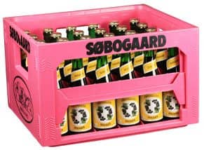 Søbogaard kasse med 30 økologiske flasker saft