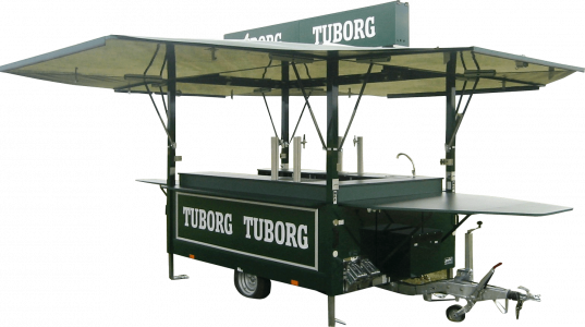 Tuborg udsænkningsvogn åben