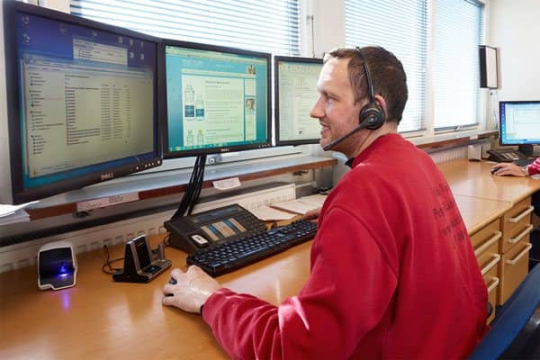 Rane på kontor for modtagelse af ordre på øl & sodavand